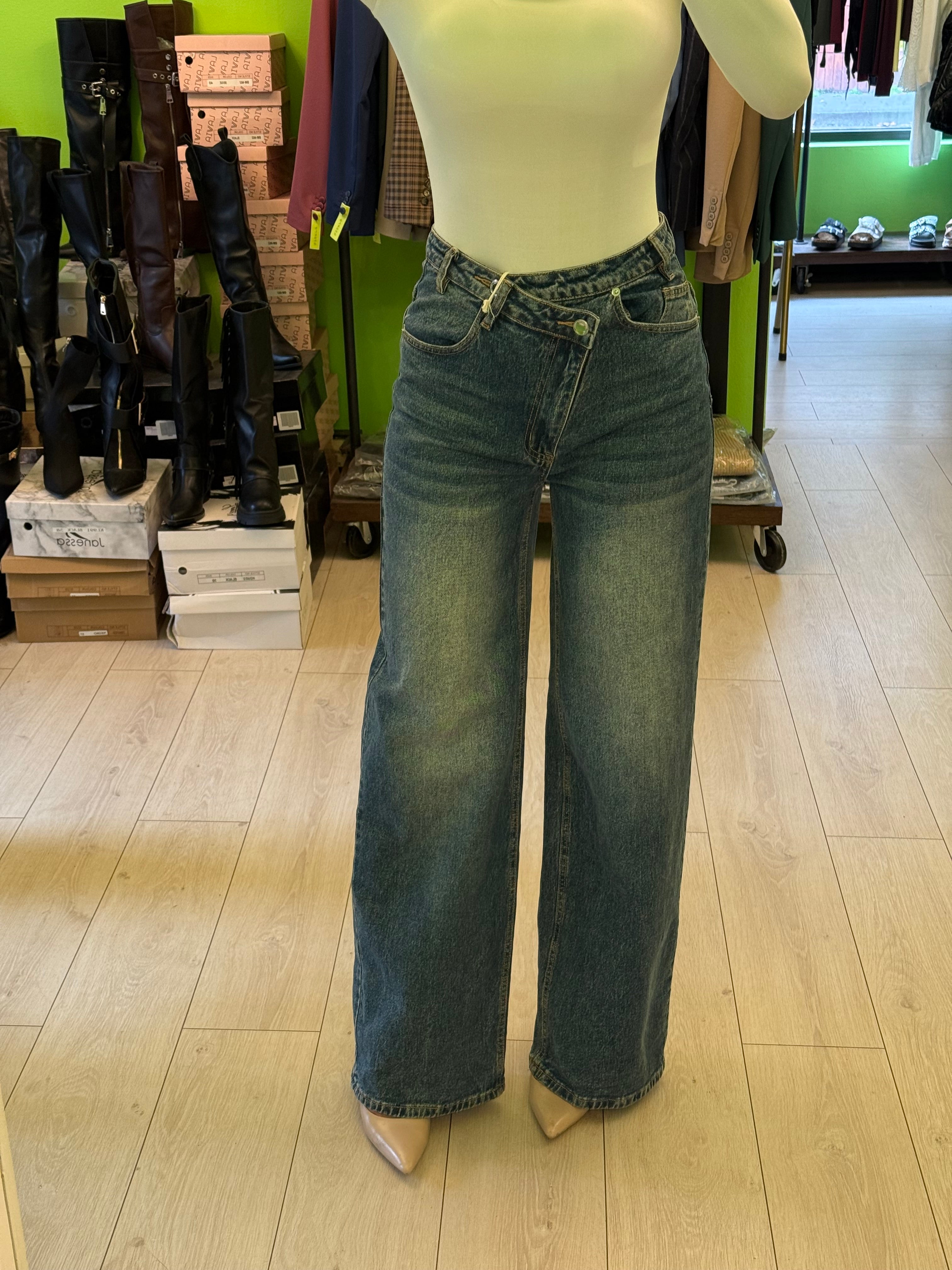 Jeans lungo “portafoglio”