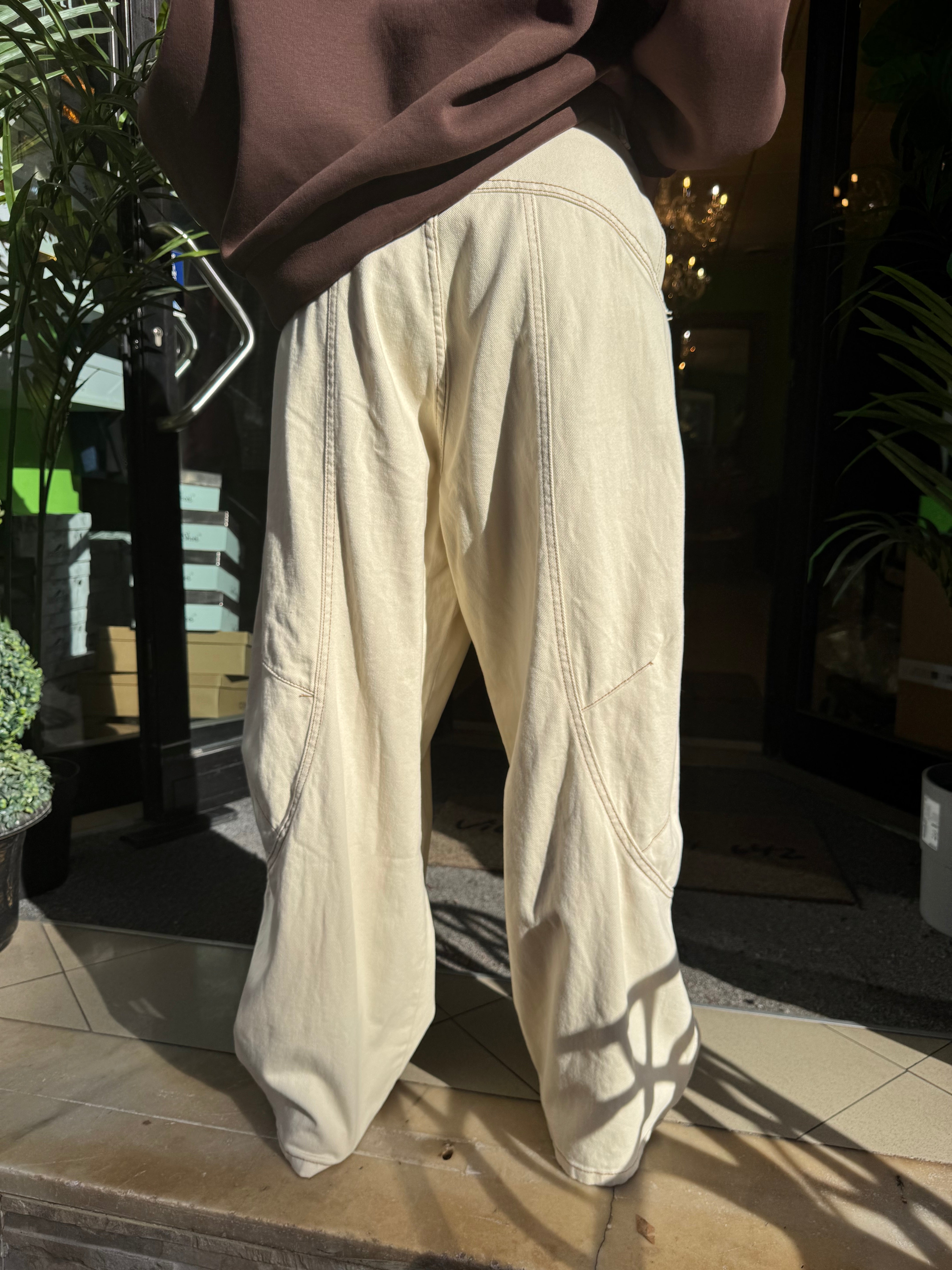 Jeans ballon over panna