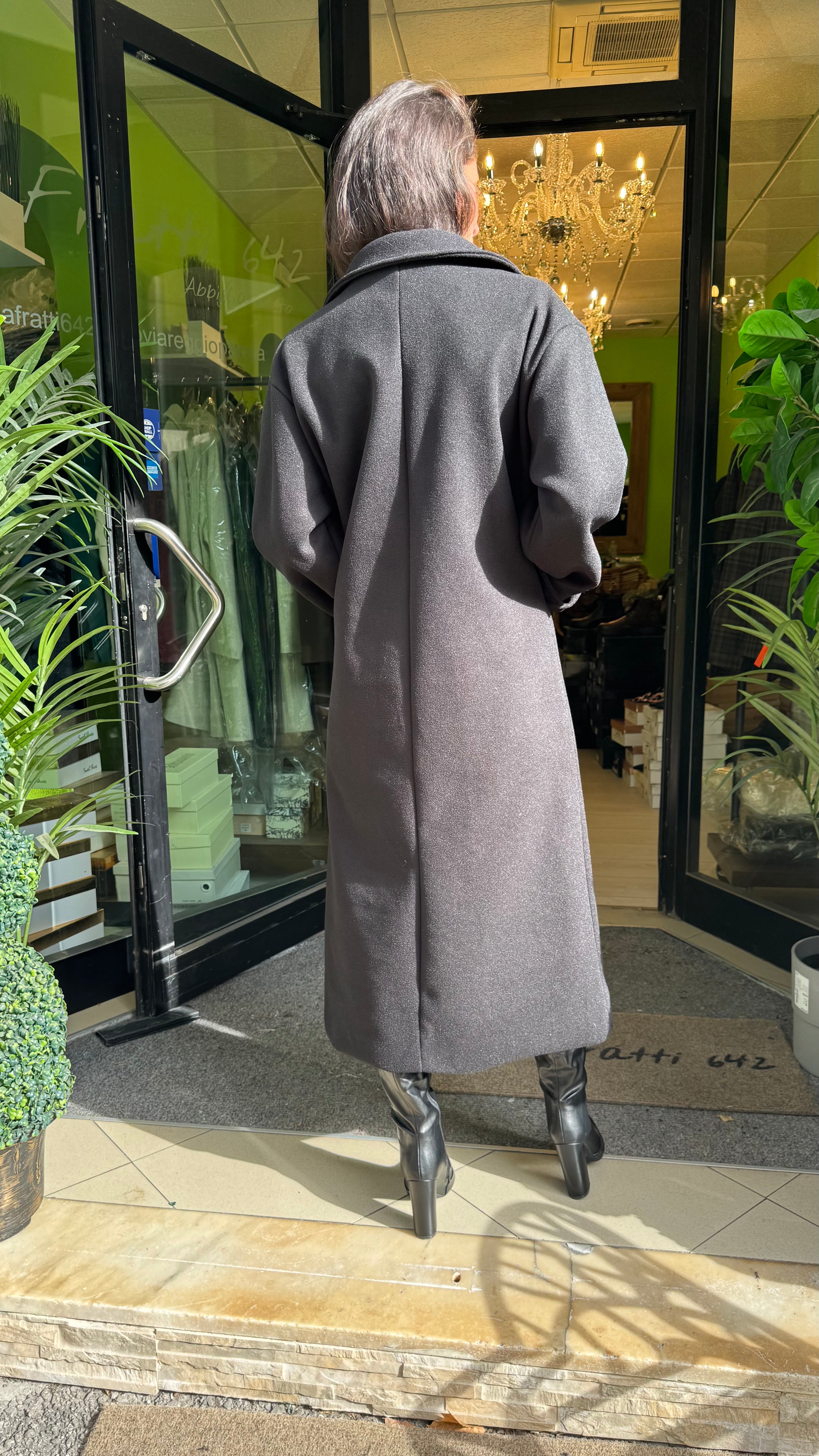 Cappotto doppiopetto over 3 colori