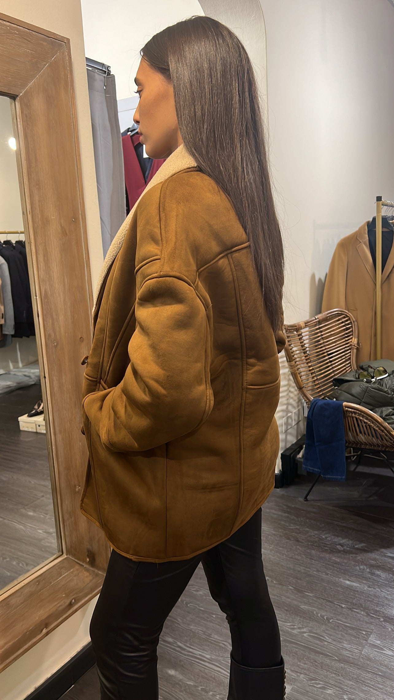 Montone vintage top quality taglia unica