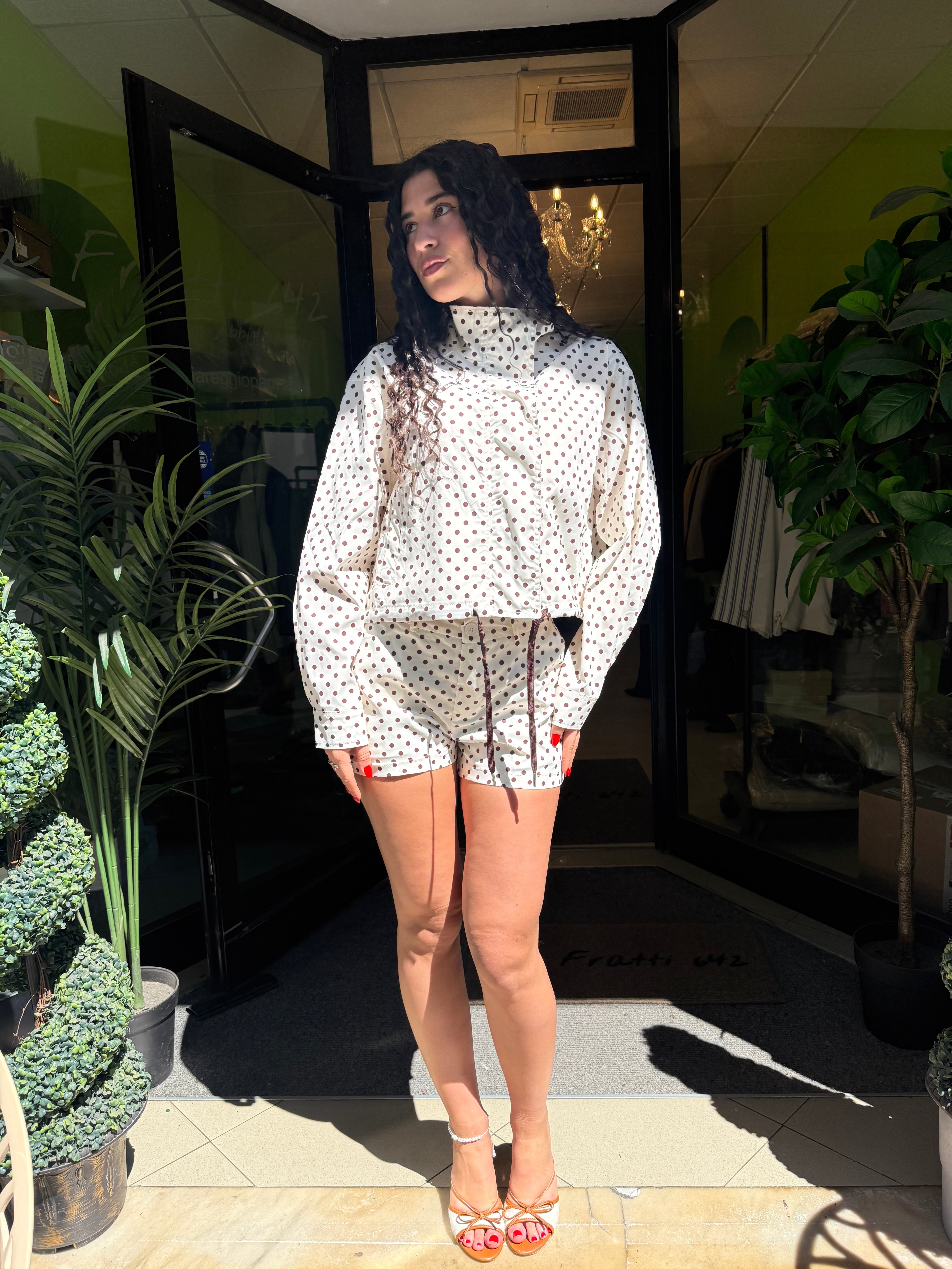 Coordinato “Pois” giacca più short
