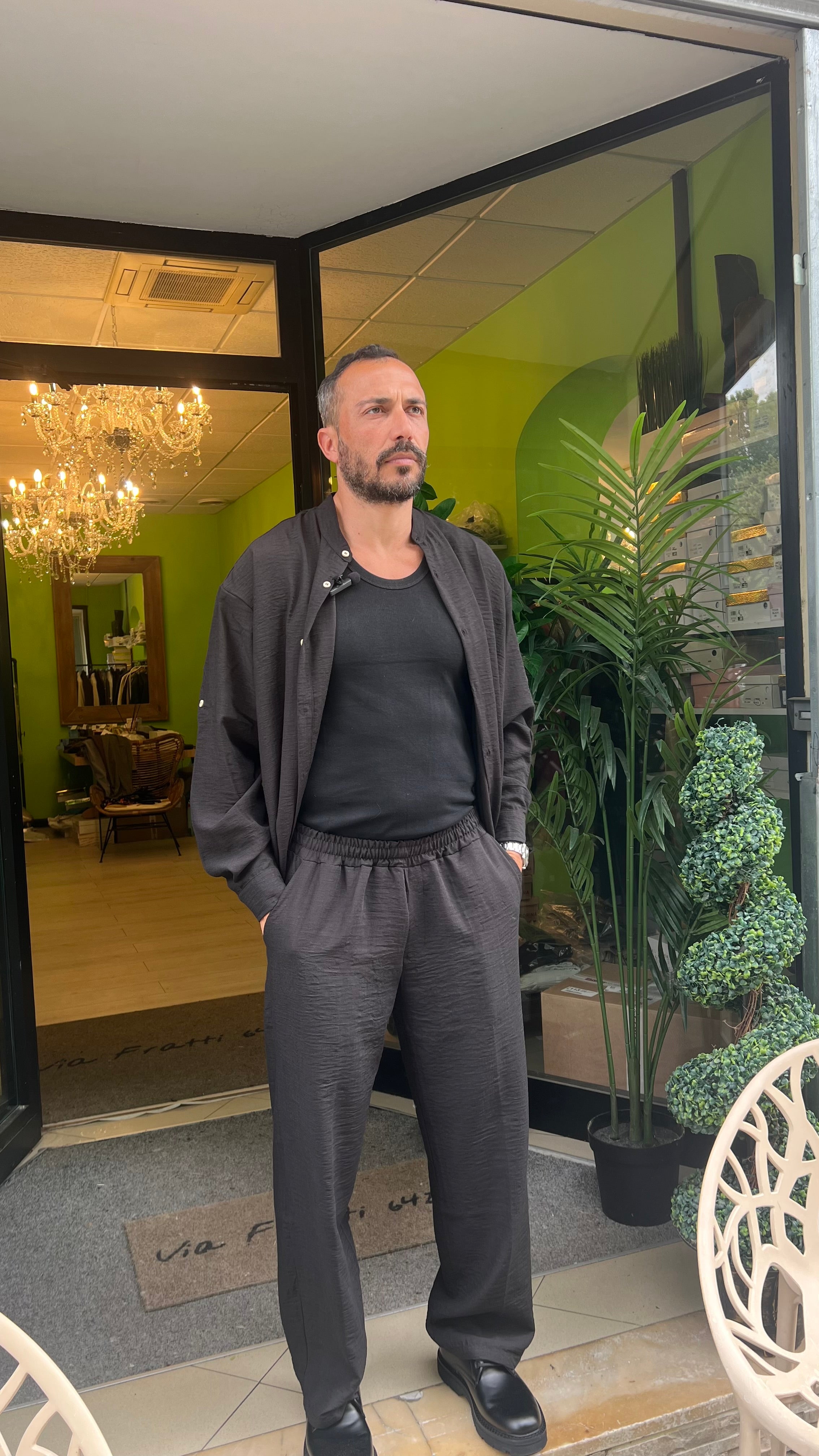 Coordinato “St. Tropez” nero
