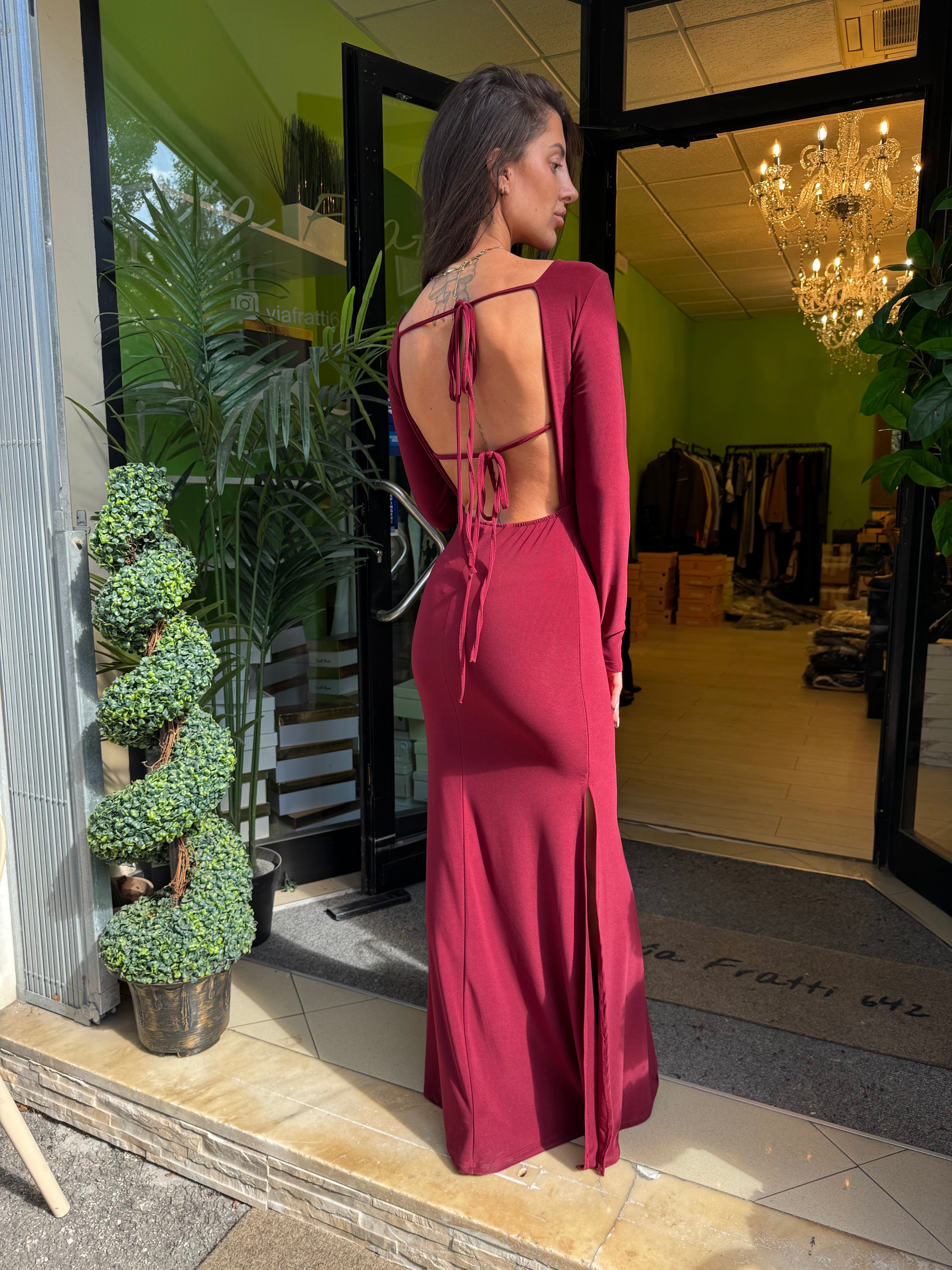 Abito “bordeaux passion”
