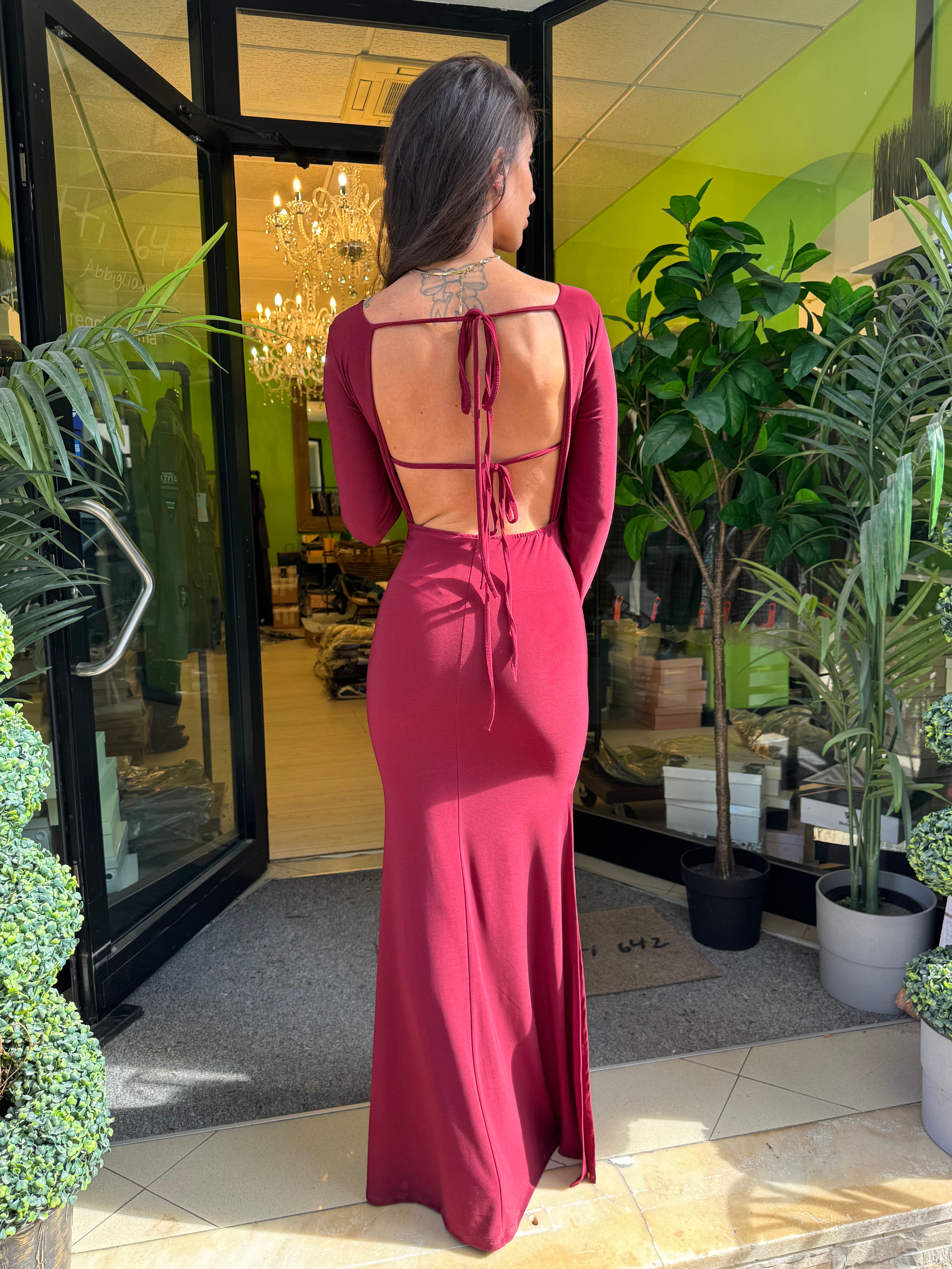 Abito “bordeaux passion”
