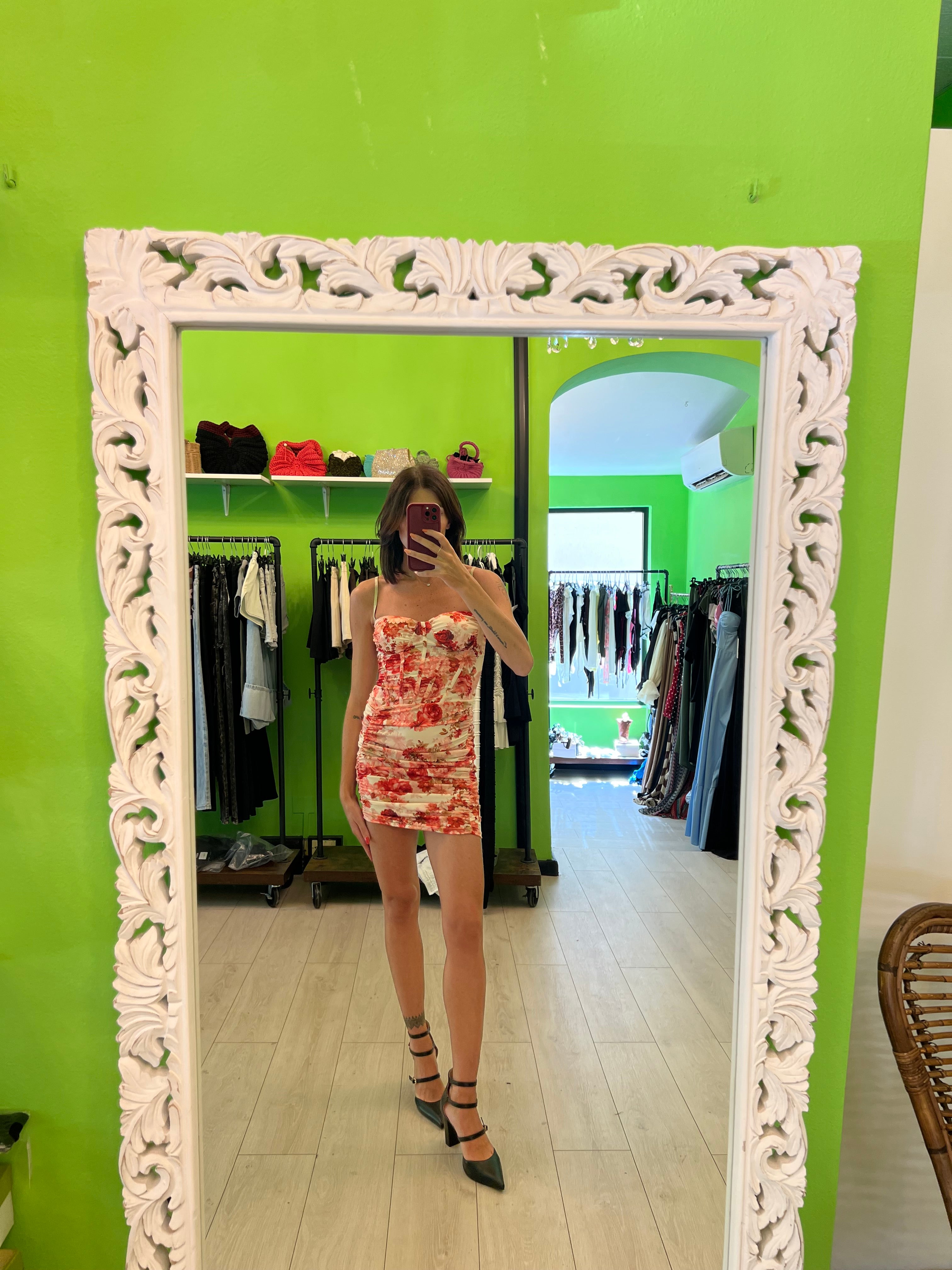 Tubino “rose rosse”