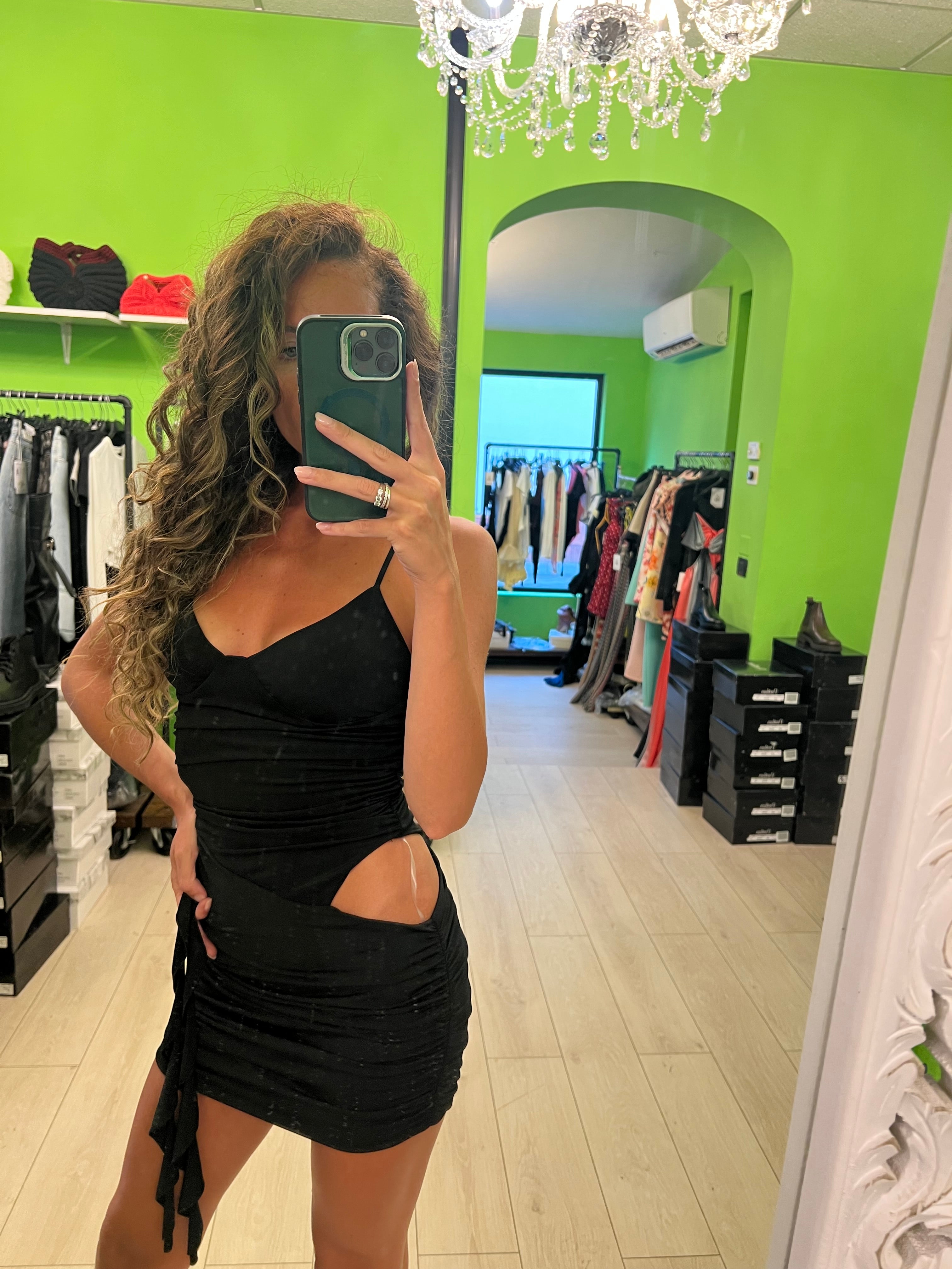 Vestito nero “Mykonos”