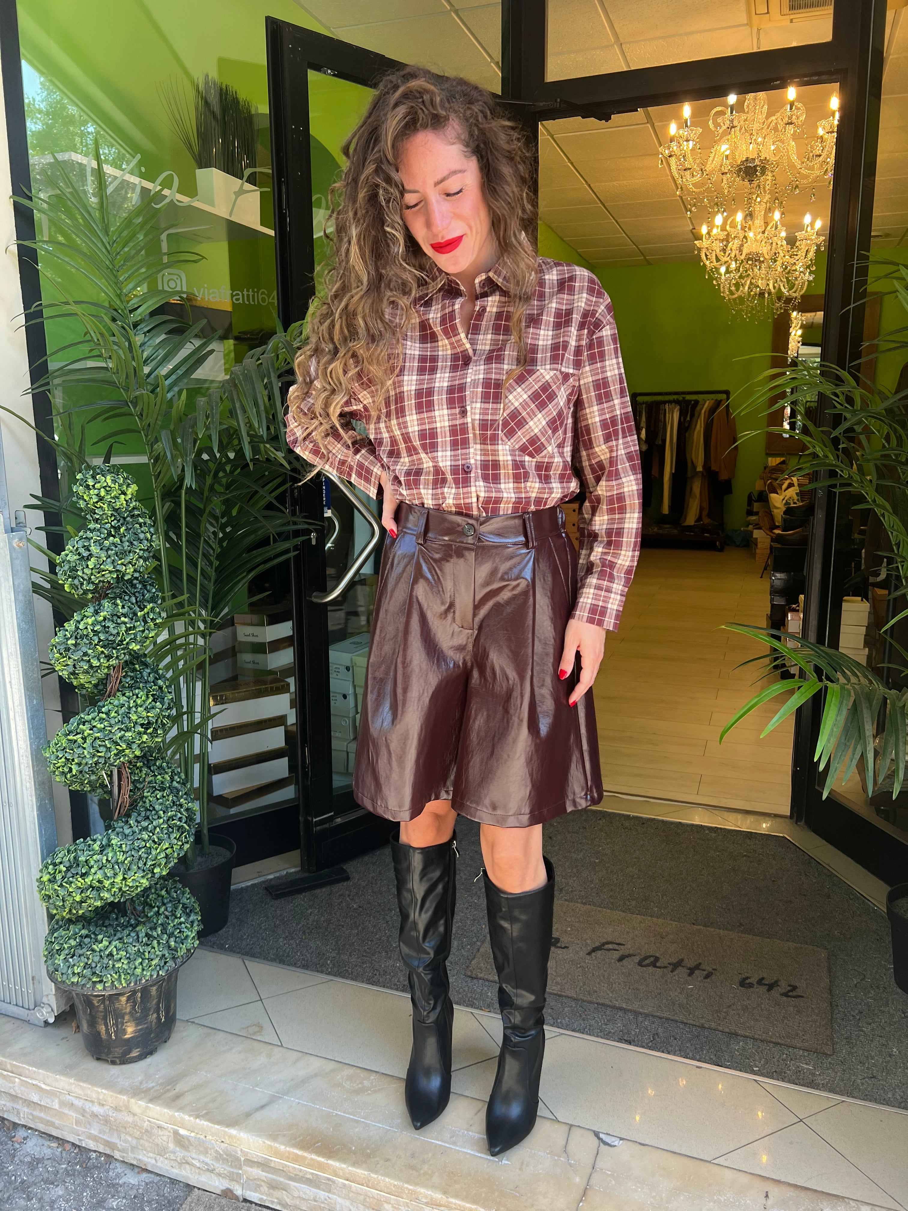 Camicia a quadri
