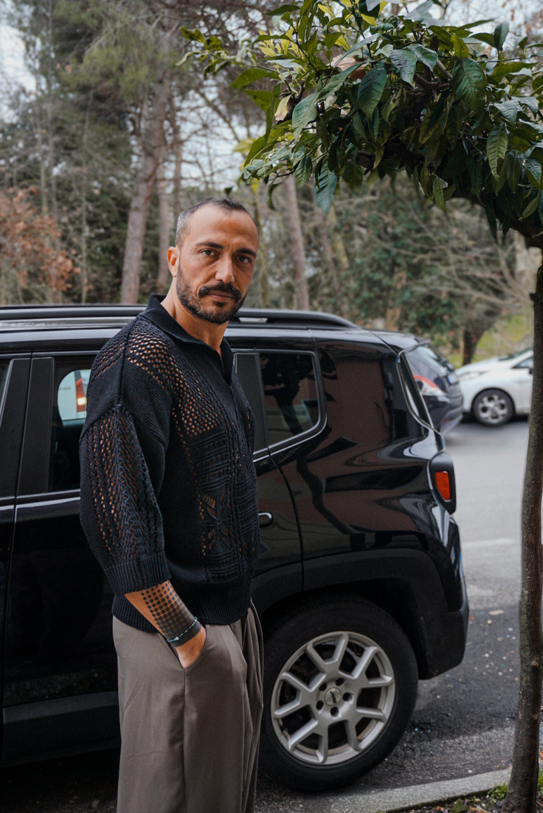 Maglia “Atzeca” traforata