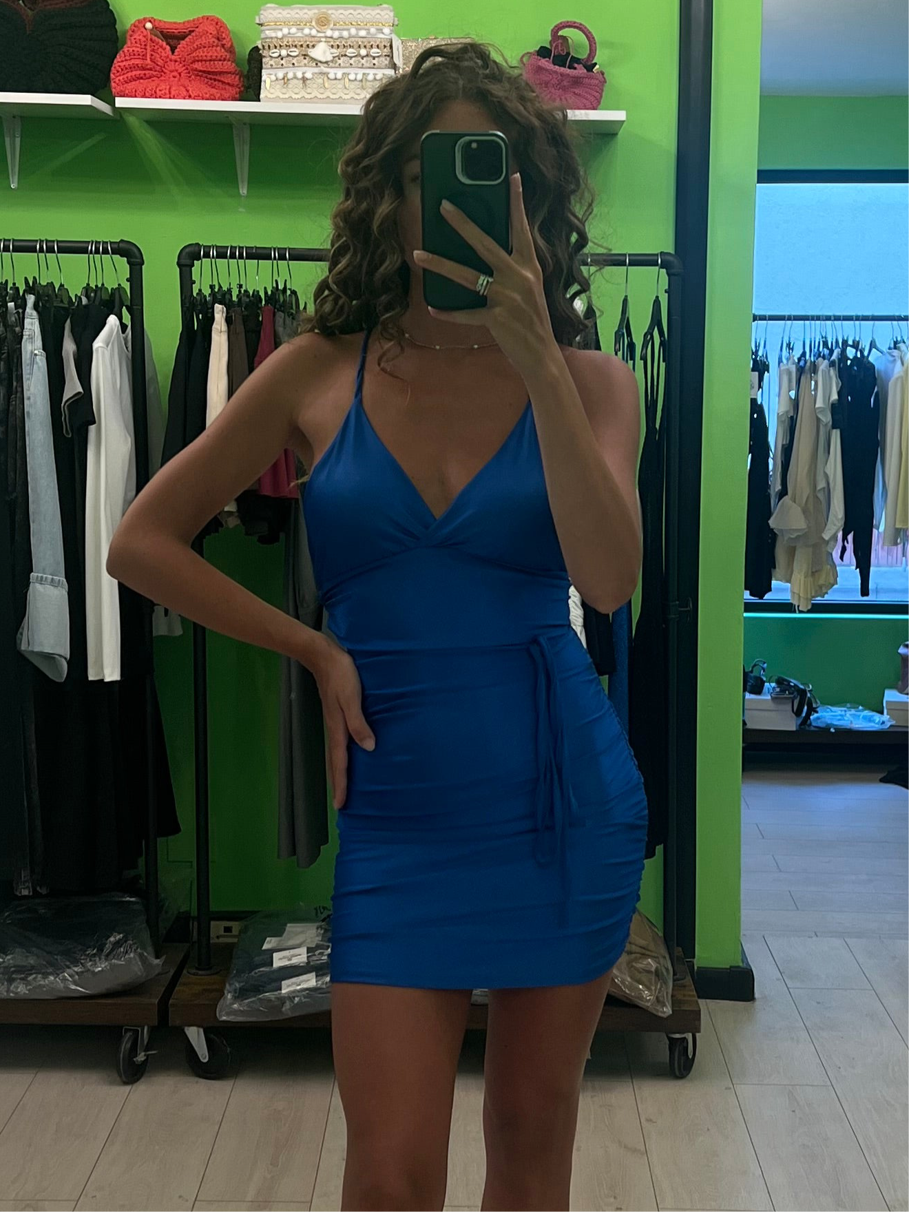 Abito blu elettrico