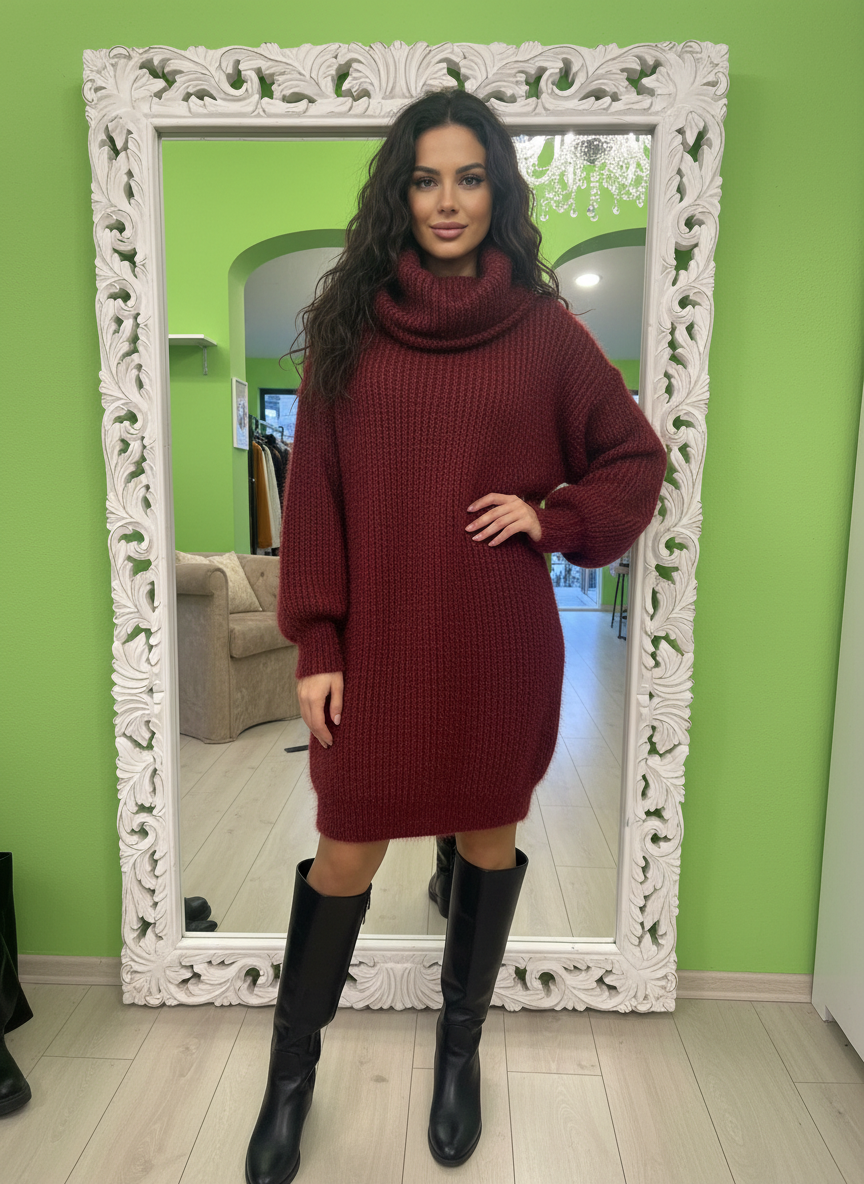 Abito maglione 3 colori