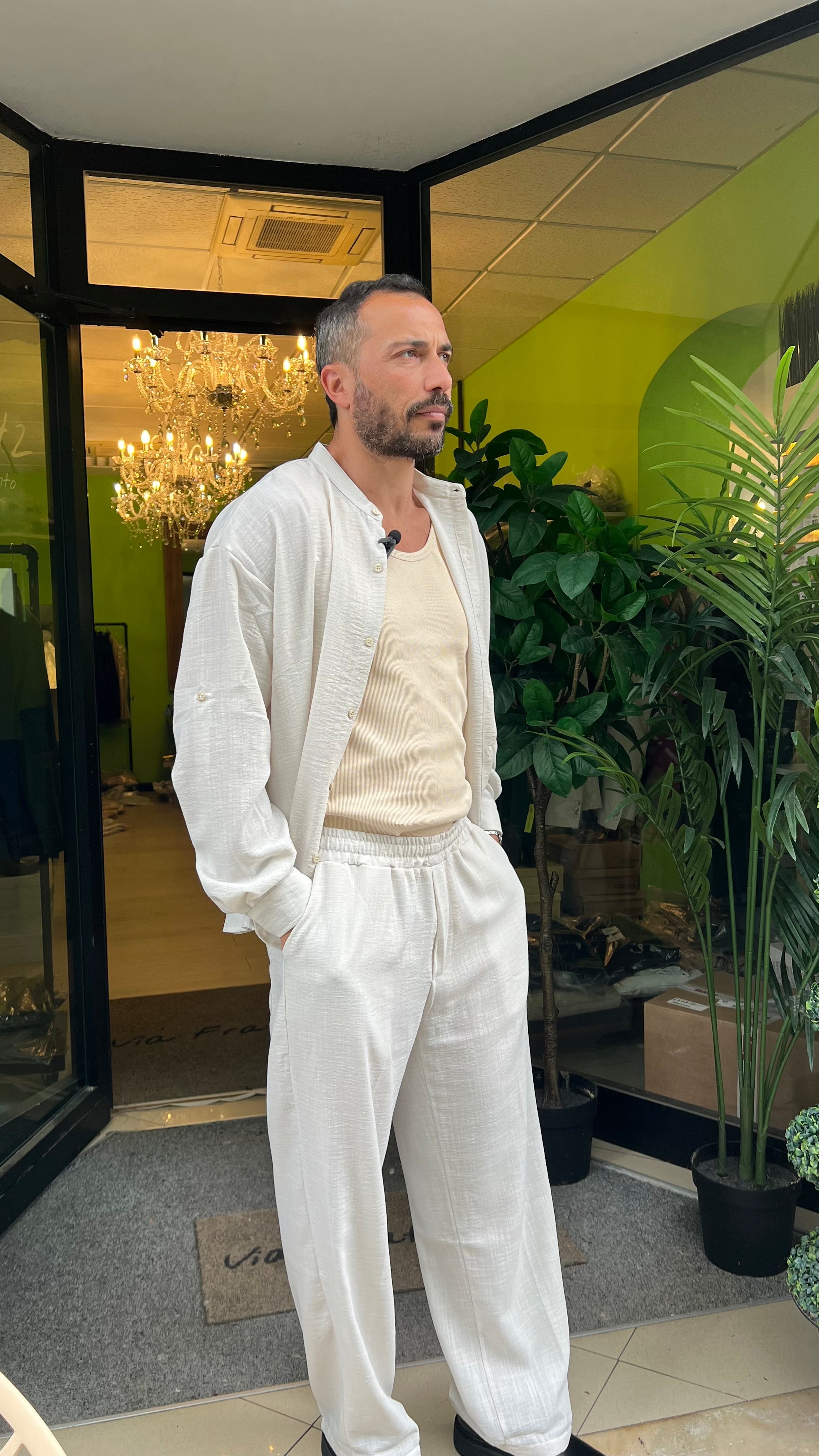 Coordinato “St. Tropez” panna