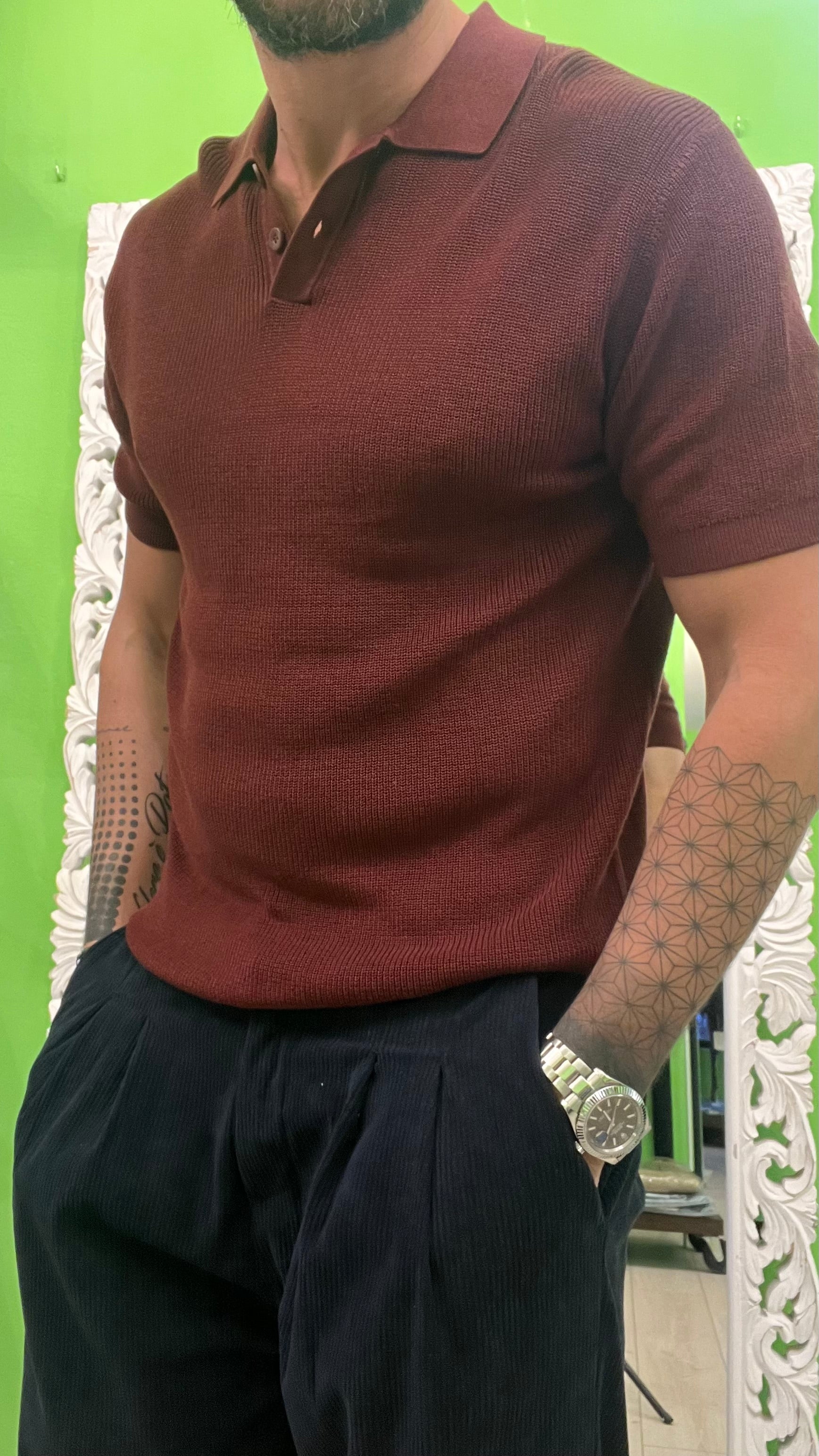 Polo in filo serafino