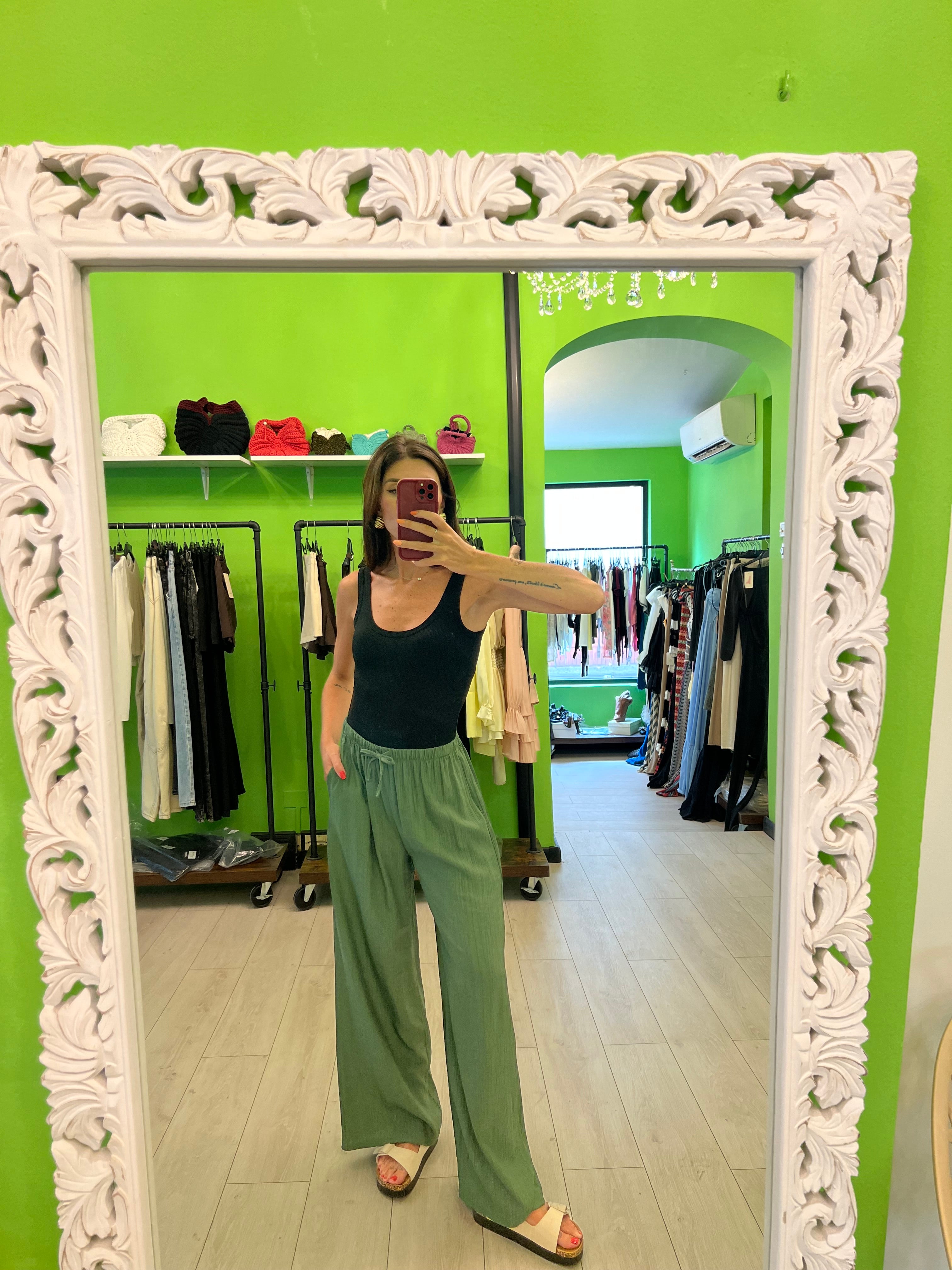 Pantalone viscosa 3 colori