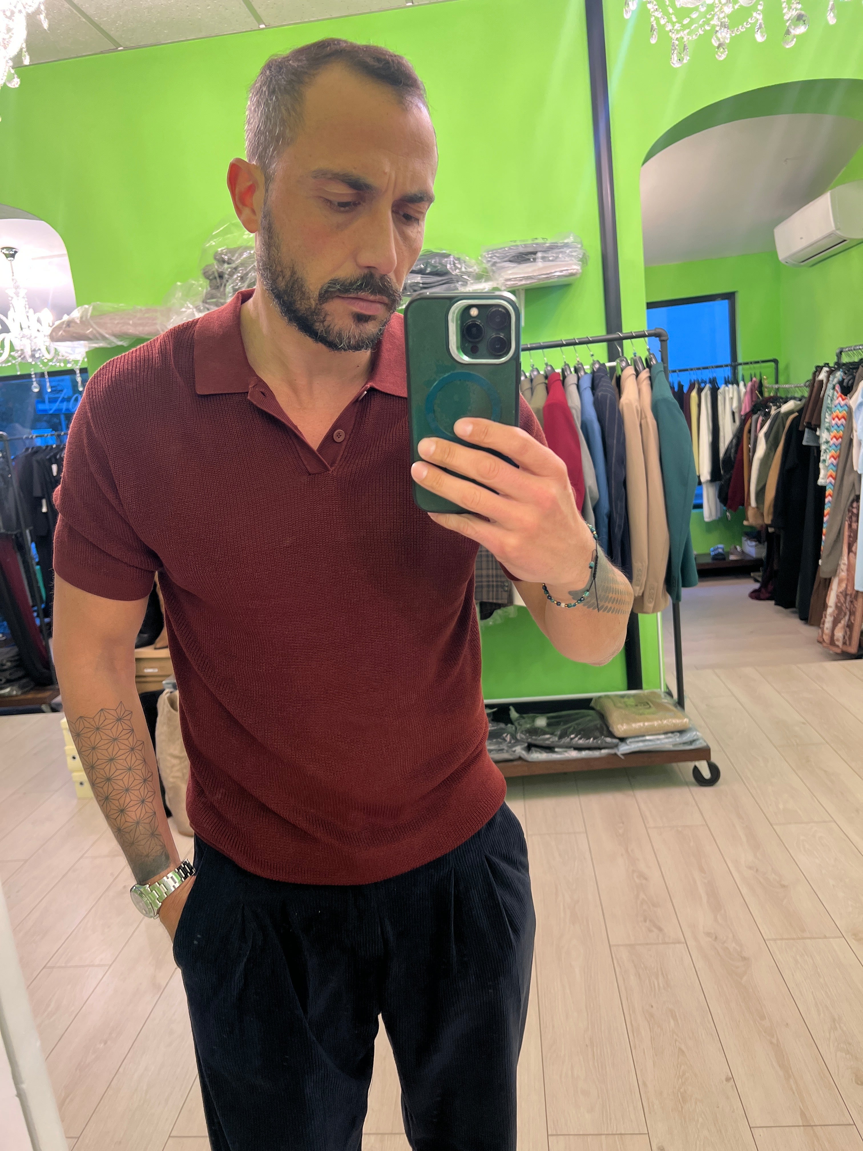 Polo in filo serafino