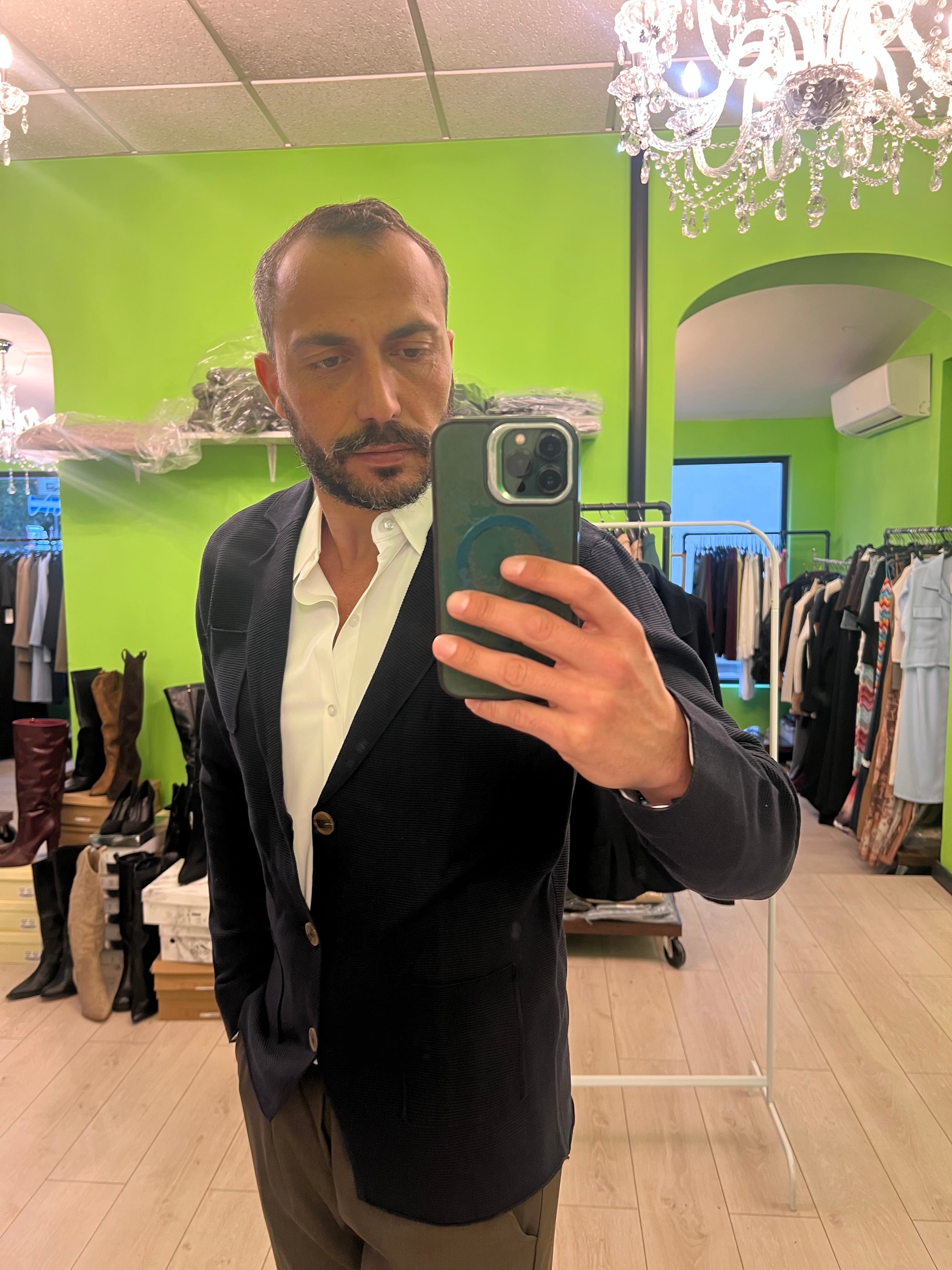 Cardigan a giacca primaverile