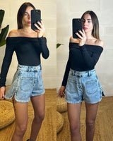 Short svasato con spacchetti